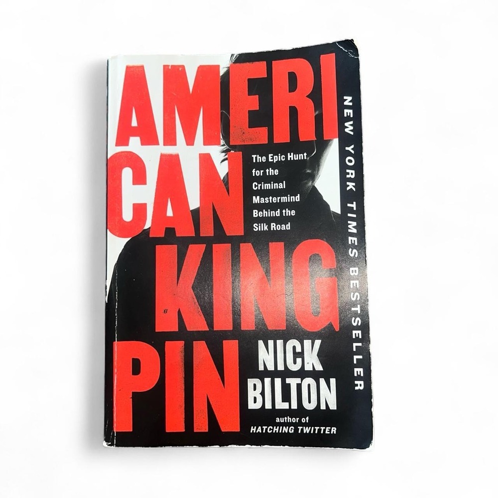American Kingpin by Nick Bilton True Crime Silk Road Paperback Book